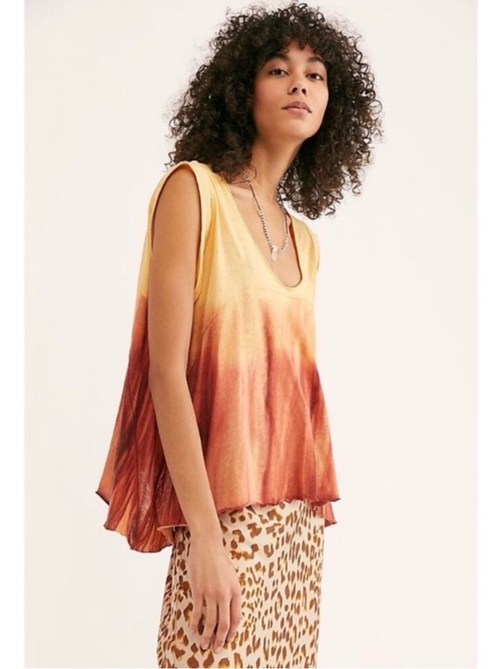 Free People Tops - Free People We The Free Paradise Tee Sundown Combo Sz X-Small